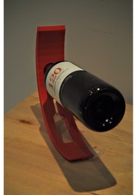 Resim Opencart Kavisli Şarap Tutucu Şişe Kesimi Sadece Plastik Aparattır 