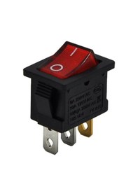 Resim Af118-k Yükseltici Anahtarı Işıklı 3p 0-1 Kırmızı 50 Adet 