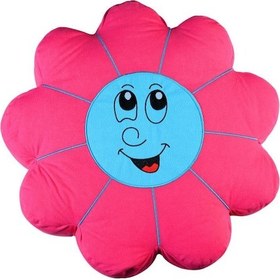 Resim Anaokulu Nakışlı Papatya Minder Tekli Mavi 