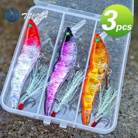 Resim 3 adet ABS Minnow Ögütleri, Yumuşak Dive, Parlak Siluetler - Yem Balığı Şeklinde Ögütler, Ses Vermez Uçlar, Taze ve Tuzlu Su İçin İdeal, Balıkçılık Malzemeleri | Canlı Ögüt Tasarımı | Dayanıklı Balıkçılık Uçları, Balıkçılık Ögütleri 