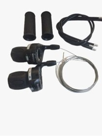 Resim kasimpasabisiklet Göstergeli Shift Vites Kolu 7'li No Index kırmızı 