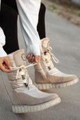 Resim Khayt Fashion Fermuarlı Paraşüt Spor Kadın Çizme Bot 