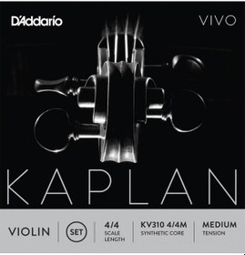 Resim D'Addario Kv310 4/4M Kaplan Vivo Keman Teli 