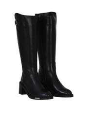 Resim Bueno Shoes Siyah Deri Kadın Topuklu Çizme 33wc80010 