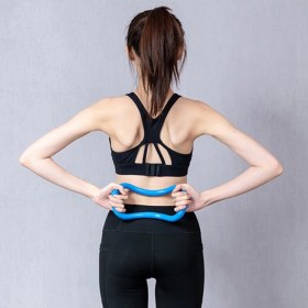 Resim Piyop Jimnastik Esneme Hareketleri Için Yoga ve Pilates Çemberi 22X11X2 cm 