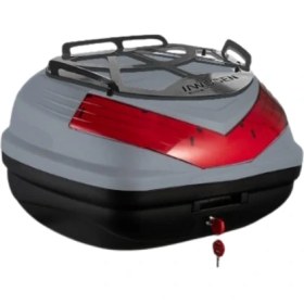 Resim Wogen WG50 Sırt Dayamalı Premium Metal Bagajlı Çanta (Nardo Gri) + Karbon Dizlik Hediyeli 