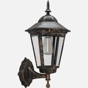 Resim Altıgen Ampul Görünümlü Solar Led Aplik 