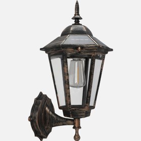 Resim Altıgen Ampul Görünümlü Solar Led Aplik 