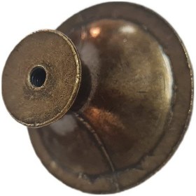 Resim Porselen Düğme Kulp Metal Antik Sarı Güllü 5 Adet Dekoratif Dolap Ve Çekmece Kulp Seti 