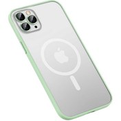 Resim iPhone 11 Pro Kılıf Zore Mokka Lens Koruyuculu Wireless Kılıf 