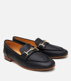 Resim Hotiç Kadın Deri Siyah Tokalı Klasik Loafer 01ayh306210a100 Siyah-black Siyah 