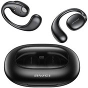 Resim Rogfer Awei T80 Hava İletim Sporu Tws Bluetooth Kulaklık Siyah - Black 
