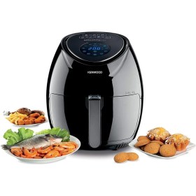 Resim Kenwood Airfryer Xl Sıcak Hava Fritözü Siyah HFP30.000BK - 3,8 Litre Geniş Kapasite, 1500 Watt, Diji 