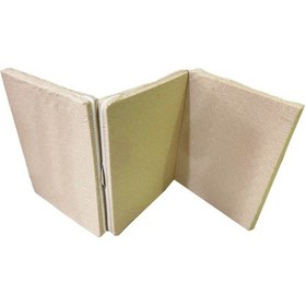 Resim Katlanır Yer Yatağı Sünger Yatak Cappuccino Kırçıllı 80x180x6 CM Tek Kişilik 