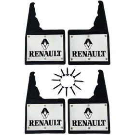 Resim Renault 12 Toros Toros TSW Uyumlu 4 lü Ön-Arka Perçinli Paçalık Tozluk Çamurluk REN1RX024YD 