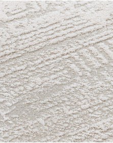 Resim Moda 1096 Gri Geometrik Pamuk Makine Halısı - Gri / 120 x 350 