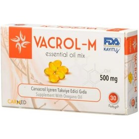 Resim Carmed Vacrol-M 500 mg Takviye Edici Gıda 30 Yumuşak Kapsül 