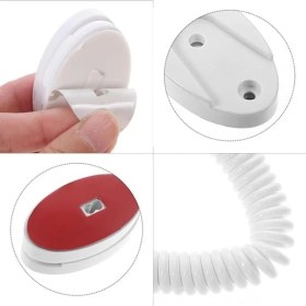 Resim Sunup Yapışkanlı Spiral Kordonu Kumanda Telefon Tutucu (Oteller Için) 