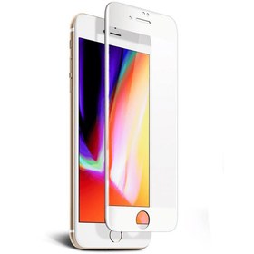 Resim Spada iPhone 7/8 Tam Kaplayan Ekran Koruma Camı - Beyaz 