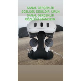 Resim Dlc 3d Design Meta Quest 3 / 3s Için Vr Standı, Oculus Meta Quest Vr Standı, Vr Gözlük Standı 