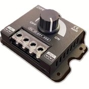 Resim 1 x Düğme Dimmer Anahtar Kontrol Cihazı, 3528, 5050, COB, SMD LED Şerit Işıklar için, 12-24V DC, 30A, Ayarlanabilir Parlaklık, Kademesiz Karartma Fonksiyonu, Kullanımı Kolay Kontrol Cihazı,Yüksek kaliteli anahtar,Led Sürücü,Kısılabilir Anahtar 