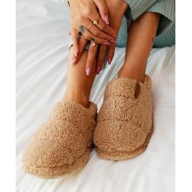 Resim Peluche Camel Teddy Women Slipper Kadın Günlük Ev Pandufu Ted-Kcl Krem 