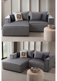 Resim Arven Köşe Koltuk Takımı Gri Gri 