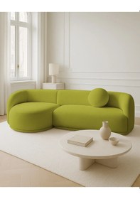 Resim Lucas Modüler Köşe Takımı & Uzanmalı Köşe Sarı 