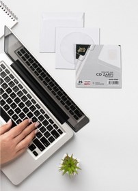 Resim Gen-of Pencereli Tutkallı Beyaz Cd Zarfı 80 gr 1000'li 