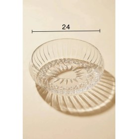 Resim Glamis Selen Concept El Yapımı Büyük Boy Cam Salata Kasesi 2'li Set 