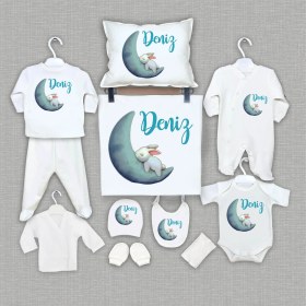 Resim Bebeqon Isme Özel 11'li Organik Hastane Çıkışı 