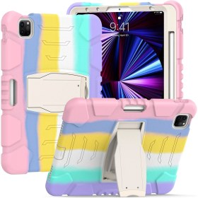 Resim Sunsky iPad Pro 11 2021 / 2020 / 2018 Kılıf(Renkli Pembe) Sunsky iPad Pro 11 2021 / 2020 / 2018 Kılıf(Kiraz Çiçekleri Pembe) (Yurt Dışından) 