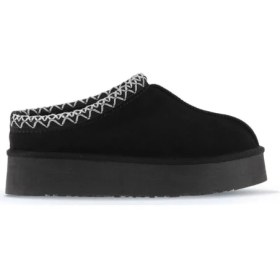 Resim Bueno Shoes Siyah Süet Kadın Dolgu Topuklu Bot 05AG6054054 05AG6054054 