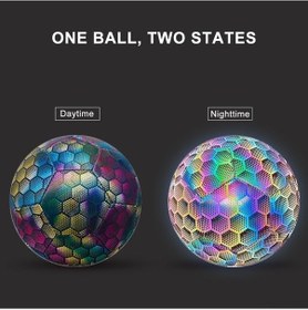 Resim Flybuy Yansıtıcı Topu Topu Renkli Renk Parlayan Mekan Mekan Kamera İçin İç Gece Futbol Futbol Futbol Flaşlı Dış Çok C Antrenmanı İn Çok Renkli 