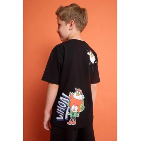 Resim DeFacto Süper 1 Takım New Regular Fit Bisiklet Yaka Kısa Kollu Tişört Erkek Çocuk H7926A826HS 