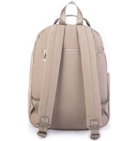 Resim Nas Bag Extra Hafif Su Geçirmez Çok Gözlü Waterproof Unisex Sırt Çantası 30x40 Cm Vizon 