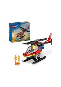 Resim LEGO® City İtfaiye Kurtarma Helikopteri 60411 5+ Yaratıcı Oyuncak Yapım Seti - 85 Parça 