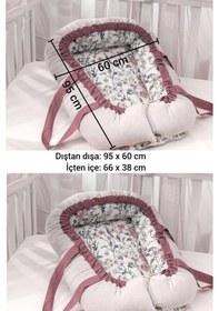 Resim Wellgro Flower Babynest Bebek Yatağı Anne Yanı Bebek Yatağı 