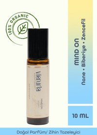Resim Vienurla %100 Organik Nane Biberiye Zencefil Doğal Parfüm Zihin Tazeleyici Mind On Roll-on 10 ml 