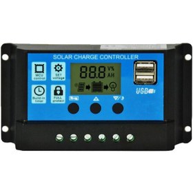 Resim Suntek 60a Lcd Pwm Güneş Paneli Akü Regülatörü Şarj 