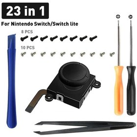 Resim Nintendo Switch Lıte Oled Joycon Analog Çubuk Yedek Kiti - Onarım Ve Değiştirme Aracı Kahverengi 