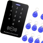 Resim Belle B03 Rfıd Erişim Kontrol Sistemi Kilidi ve 10X Anahtarlıklar (Yurt Dışından) 