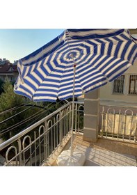 Resim Plaj Şemsiyesi Eğilebilir 200x200 Ölçü Mavi 