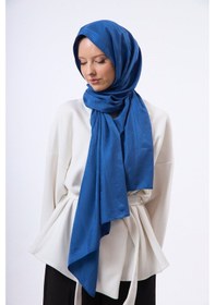 Resim Mirsoy Scarf Zerafet Desen Şal Açık Mavi 