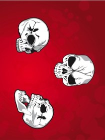 Resim Mean Skuls Motorcu Çok Amaçlı Outdoor Boyunluk Unisex Bandana Siyah 