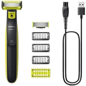 Resim Philips QP2824/10 Oneblade Yüz ve Vücut Şekilendirici Lime Yeşili / Siyah 