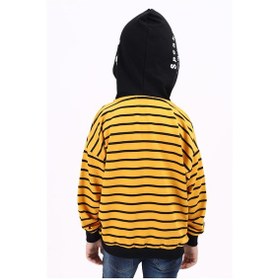 Resim Toontoy Kids Toontoy Erkek Çocuk Speaker Baskılı Sweatshirt Hardal 