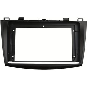 Resim Chuangyinshop Mazda 3 2010 2013 9 Inch Double Din Araç Radyo Paneli Siyah Gps Dvd 
