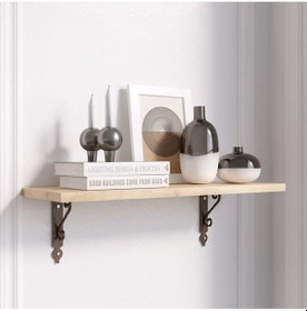 Resim Decormet Retro Raf Seti 20 60 Safir Meşe+b.dövme Safir Meşe 