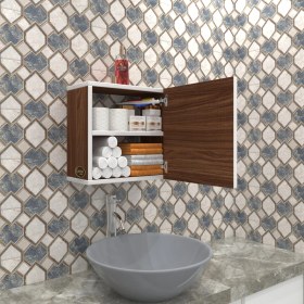 Resim Kenzlife Banyo Ecza Dolabı Susanin Cvz 39*39*20 Mutfak(M)Kapaklı Arkalıksız 